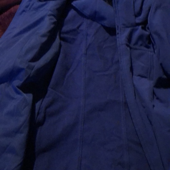 Violet Calvin Klein weather resistant ,  soft shell 3/4 length fitted jacket - Picture 6 of 9